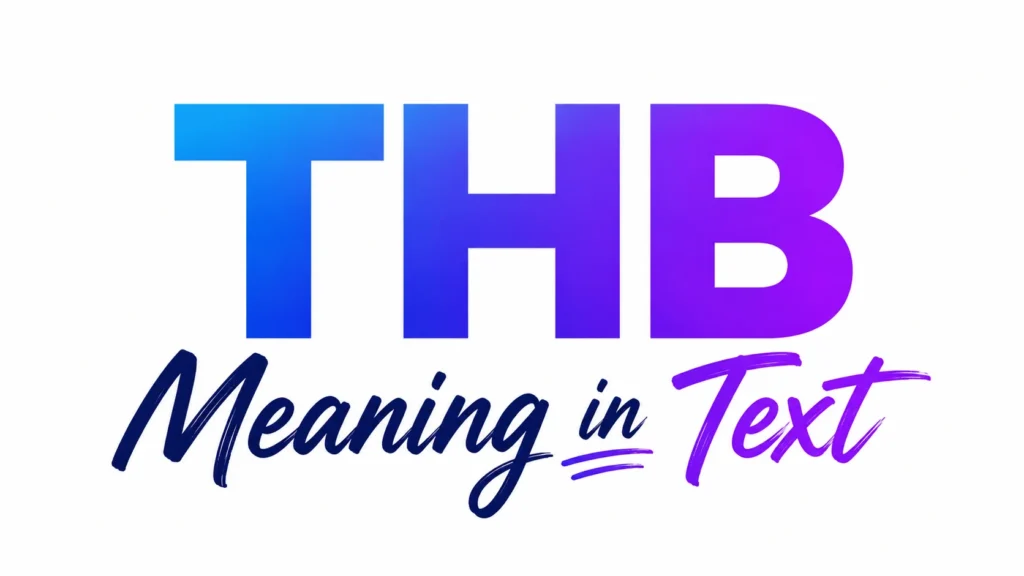 THB Meaning in Text