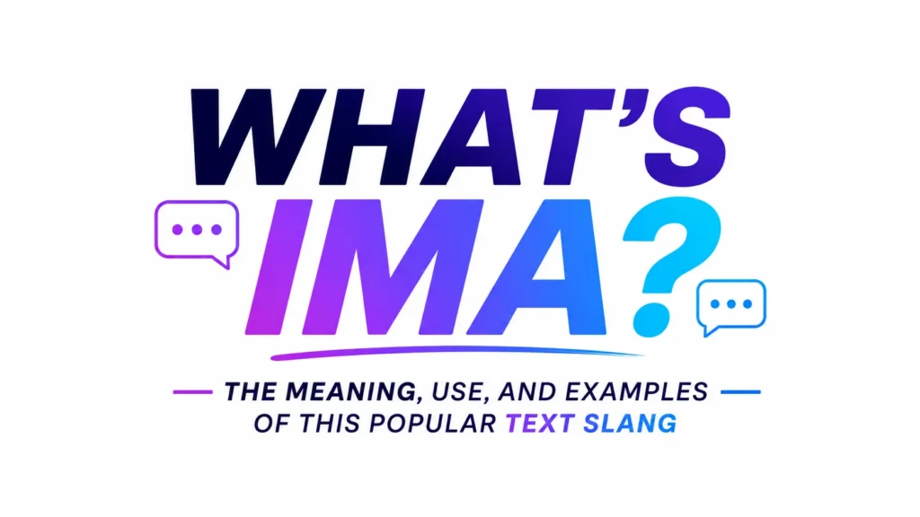 What’s IMA?