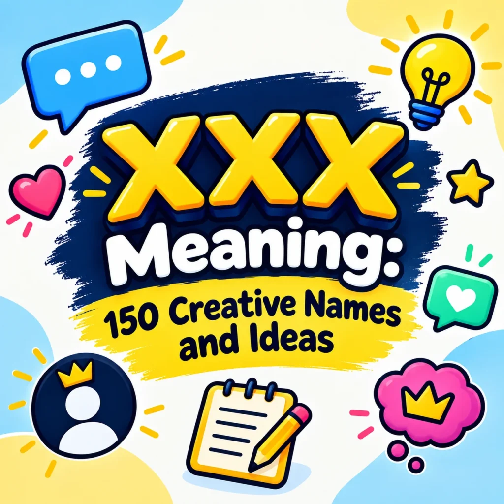 XXX Meaning: 150 Creative Names and Ideas